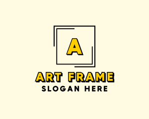 Modern Square Frame  logo design