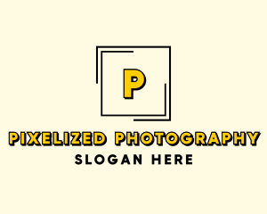 Modern Square Frame  logo design