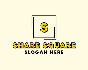Modern Square Frame  logo design