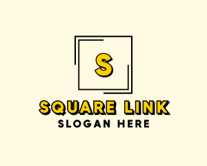 Modern Square Frame  logo design