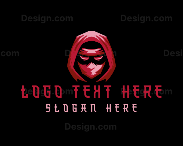 Hood Ninja Gamer Logo