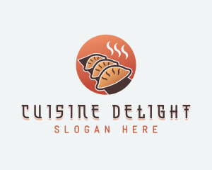 Gyoza Dumplings Culinary logo design