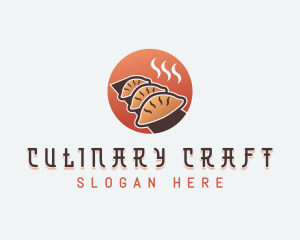 Gyoza Dumplings Culinary logo design