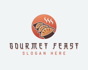 Gyoza Dumplings Culinary logo design