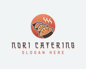 Gyoza Dumplings Culinary logo design