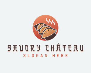 Gyoza Dumplings Culinary logo design