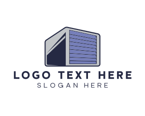 Storage Unit Warehouse Logo