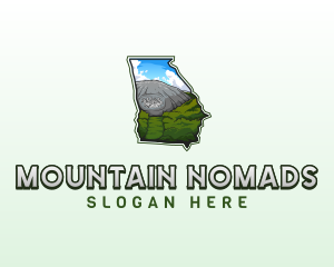 Georgia Stone Mountain logo design