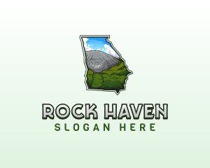 Georgia Stone Mountain logo design