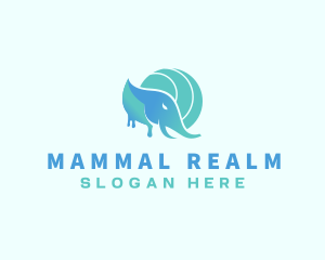 Elephant Animal Mammal logo