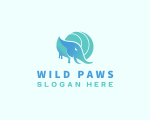 Elephant Animal Mammal logo design