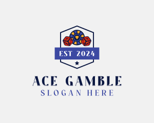 Dice Gambling Casino logo design