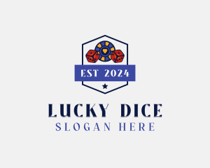 Dice Gambling Casino logo design
