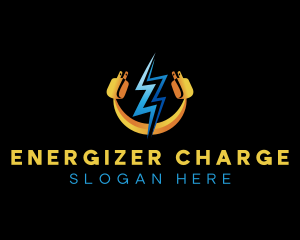 Lightning Plug Energy logo design