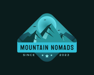 Mountain Outdoor Camping logo design