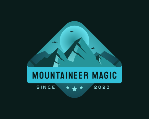 Mountain Outdoor Camping logo design