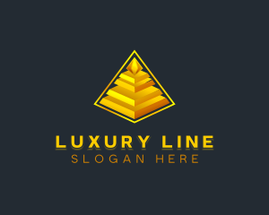 Pyramid Jewel Luxury logo design