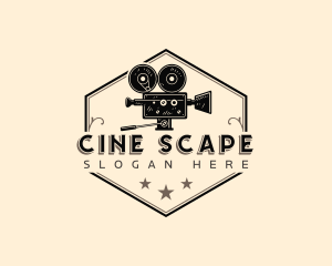 Film Camera Cinema logo design