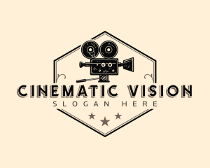 Film Camera Cinema logo design