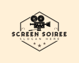 Film Camera Cinema logo design