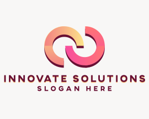 Startup Infinite Loop logo design