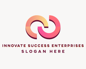 Startup Infinite Loop logo design