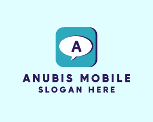 Chat Bubble Application logo design