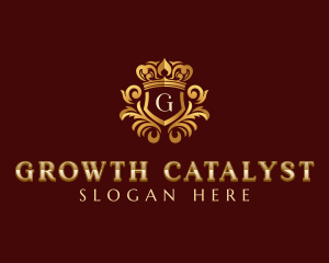 Premium Crown Crest Logo