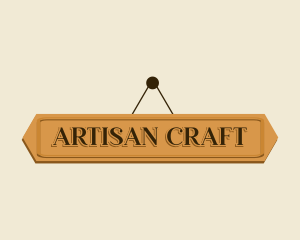 Hanging Wood Crafts logo design