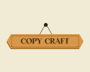 Hanging Wood Crafts logo design