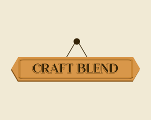 Hanging Wood Crafts logo design