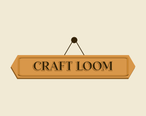 Hanging Wood Crafts logo design