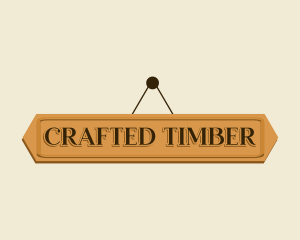 Hanging Wood Crafts logo design