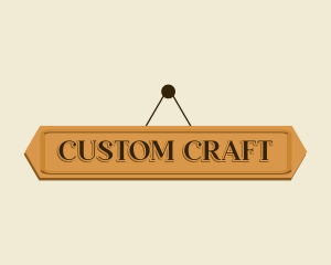 Hanging Wood Crafts logo design