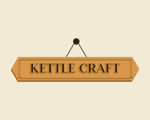 Hanging Wood Crafts logo design