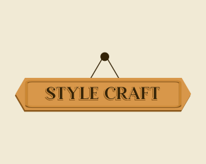 Hanging Wood Crafts logo design