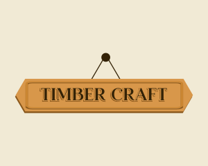 Hanging Wood Crafts logo design