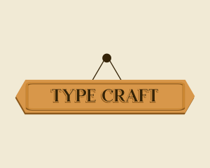 Hanging Wood Crafts logo design