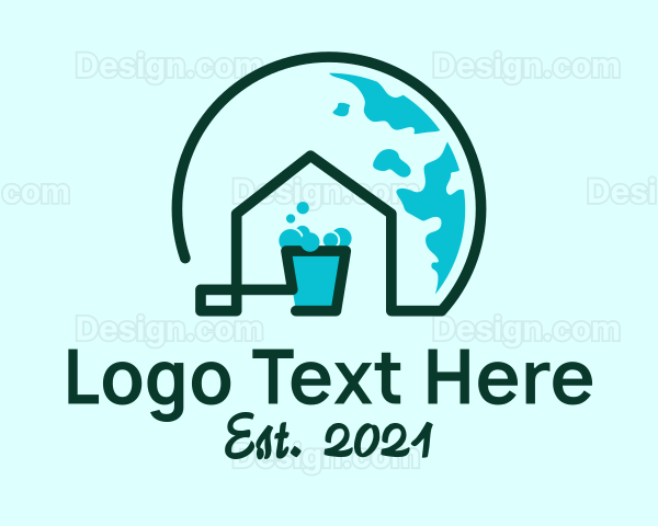 Globe House Bucket Logo