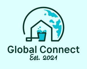 Globe House Bucket logo