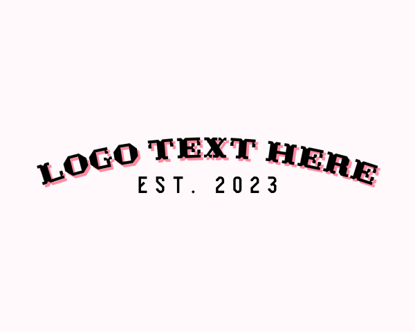 Trendy logo example 3
