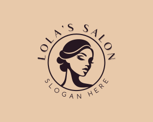 Female Salon Hairstylist logo design