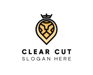 Deluxe Crown Lion logo design