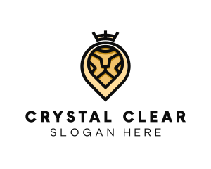 Deluxe Crown Lion logo design