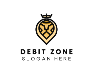 Deluxe Crown Lion logo design