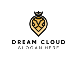 Deluxe Crown Lion logo design