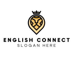 Deluxe Crown Lion logo design