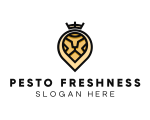 Deluxe Crown Lion logo design