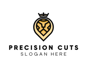 Deluxe Crown Lion logo design