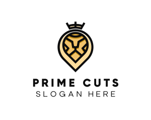 Deluxe Crown Lion logo design